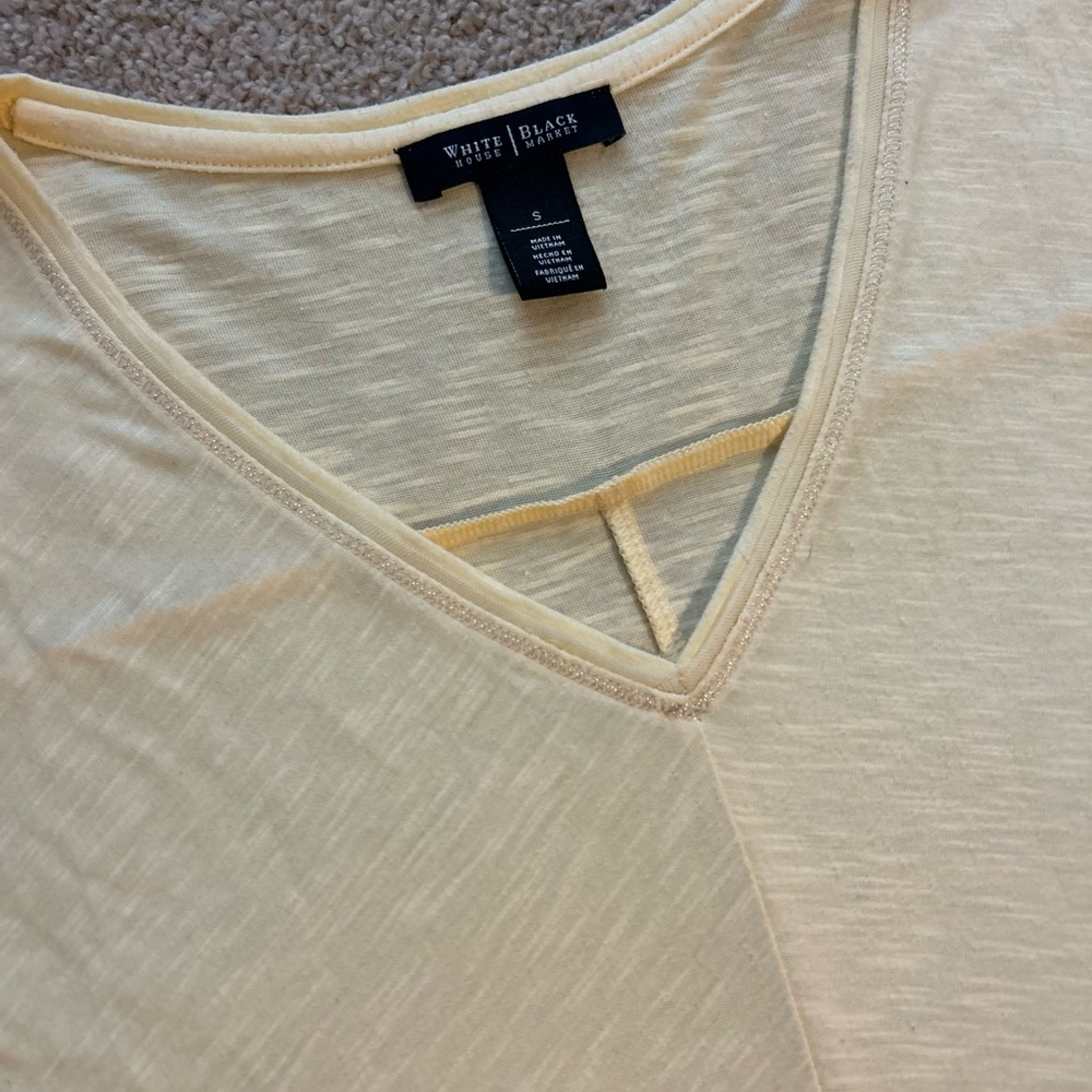 White House Black Market V-Neck Top